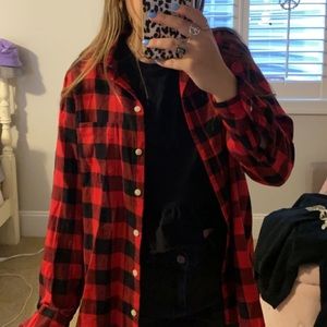 Red and black flannel